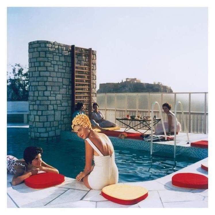 Image of Penthouse Pool, C-Type Print artwork by Slim Aarons, free delivery