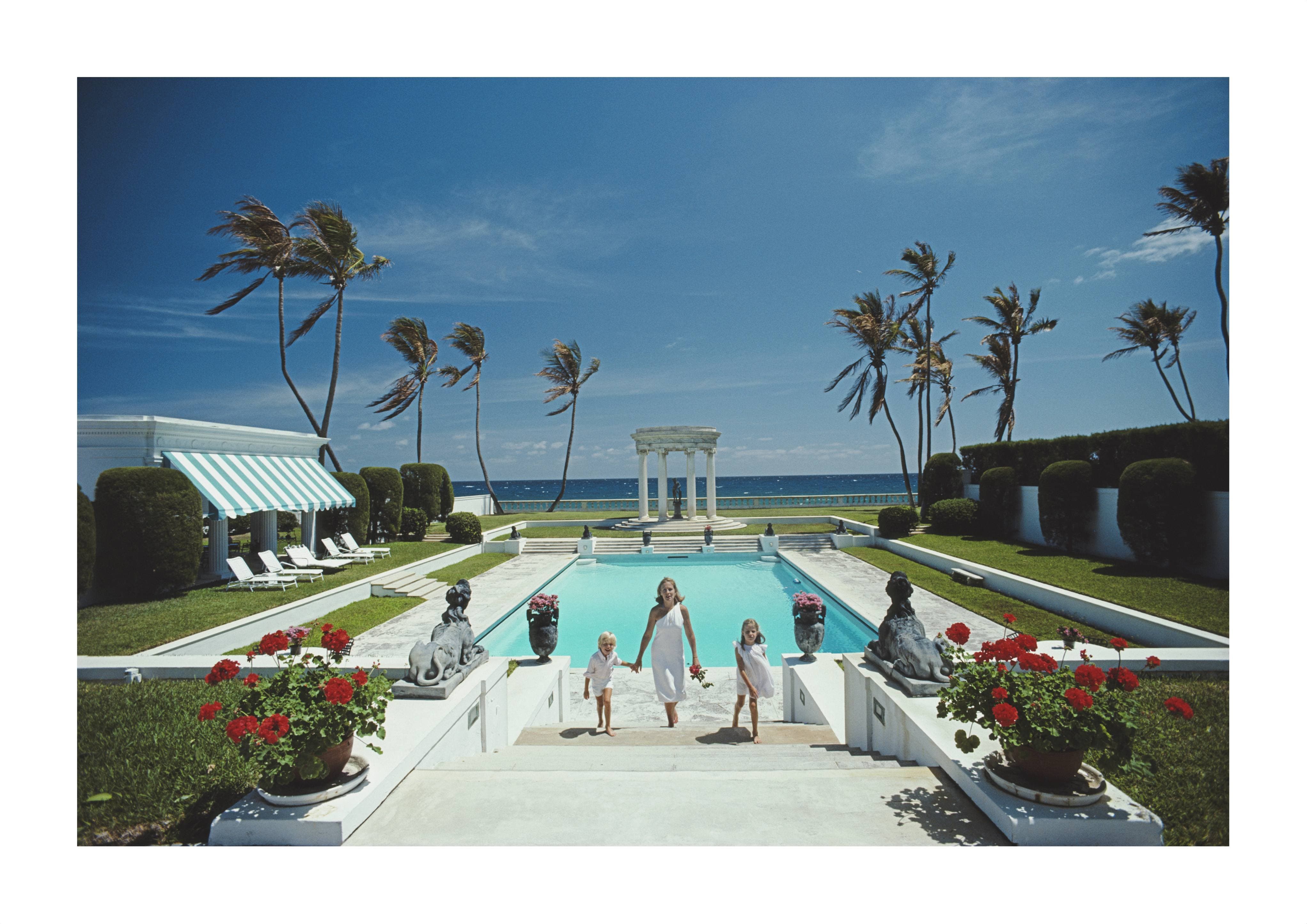 Image of Neo Classical Pool, C-Type Print artwork by Slim Aarons, free delivery