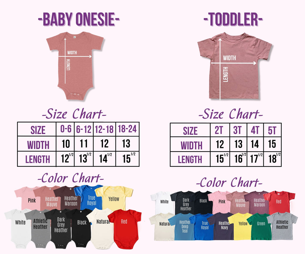 Toddler T-Shirt and Baby Onesie