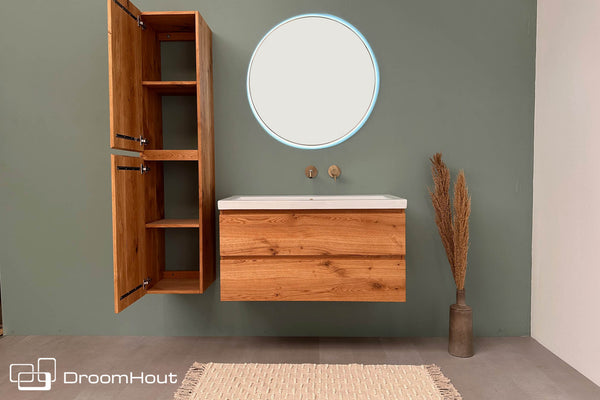 Buy bathroom furniture at DroomHout - wooden bathroom furniture by DroomHout