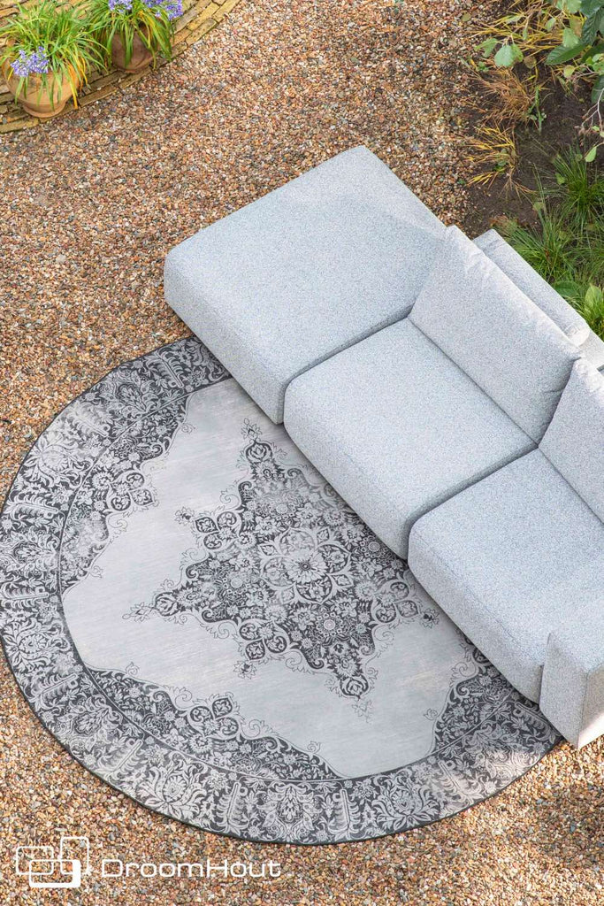 Vloerkleed outdoor Coventry Rond - Buitenkleden van Zuiver - by Droomhout