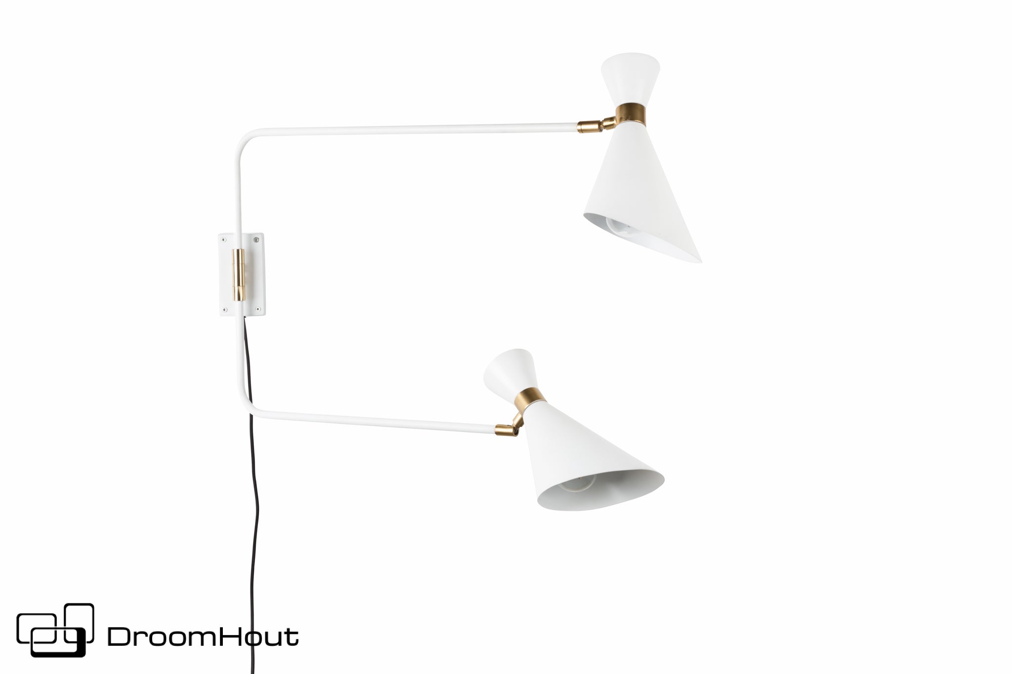 Saai token Analist Dubbele wandlamp Shady van Zuiver - mid century modern - speel met licht -  bestel nu! – DroomHout