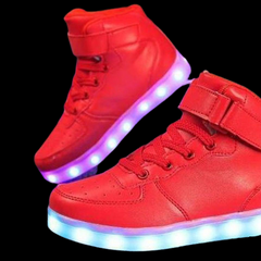 Led Sneakers Red 7 Led Colors with Remote | Dancing Led Light Shoes  | Kids Led Light Shoes  | Led Light Shoes For Men  | Led Light Shoes For Women