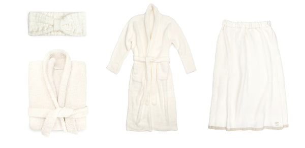 The Kashwere Hampton Robe, Every Day Wrap, and Headwrap