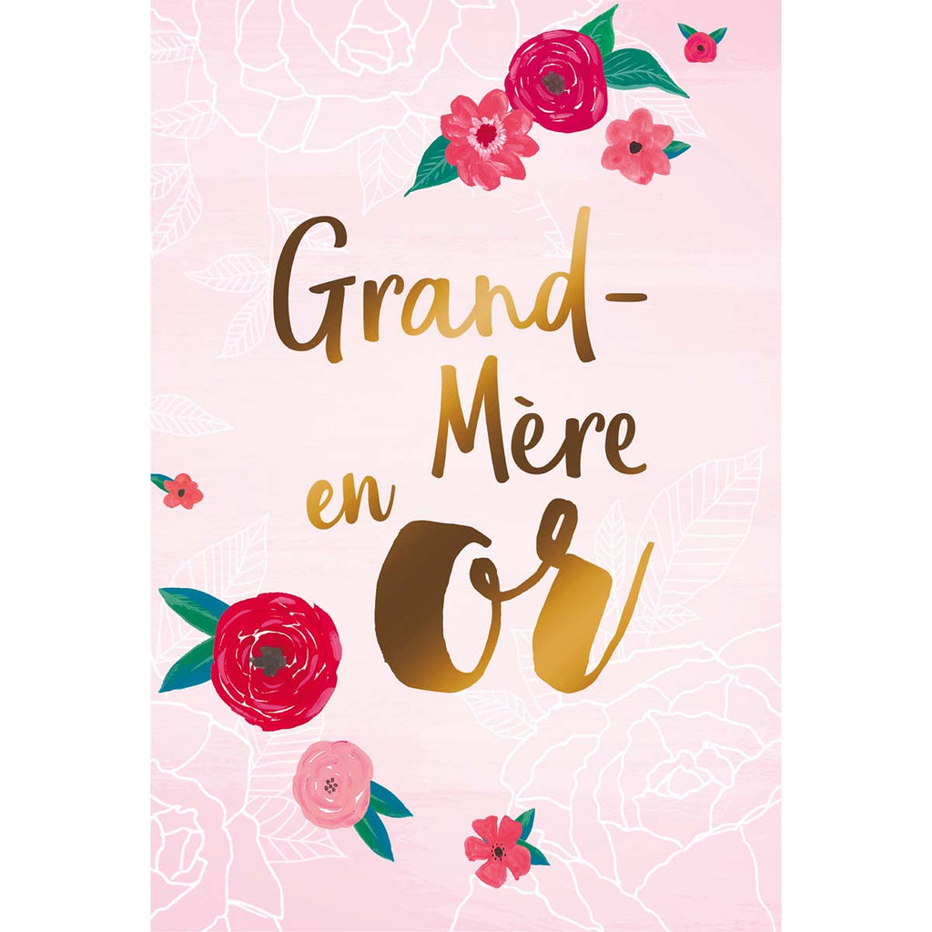 Carte Grand Mere En Or