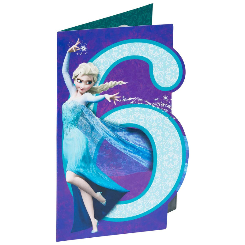 Carte Anniversaire 6 Ans La Reine Des Neiges