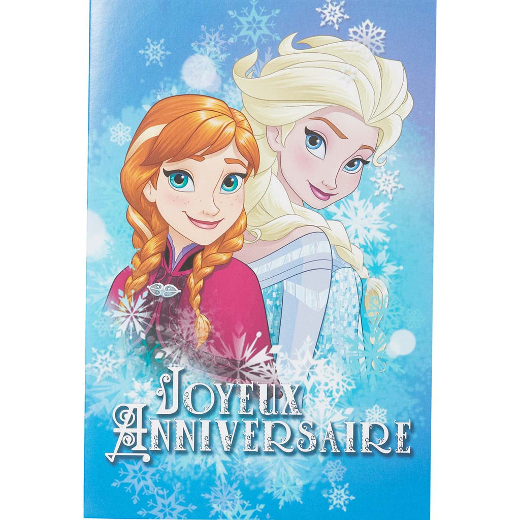 Carte Anniversaire Disney Elsa Et Anna