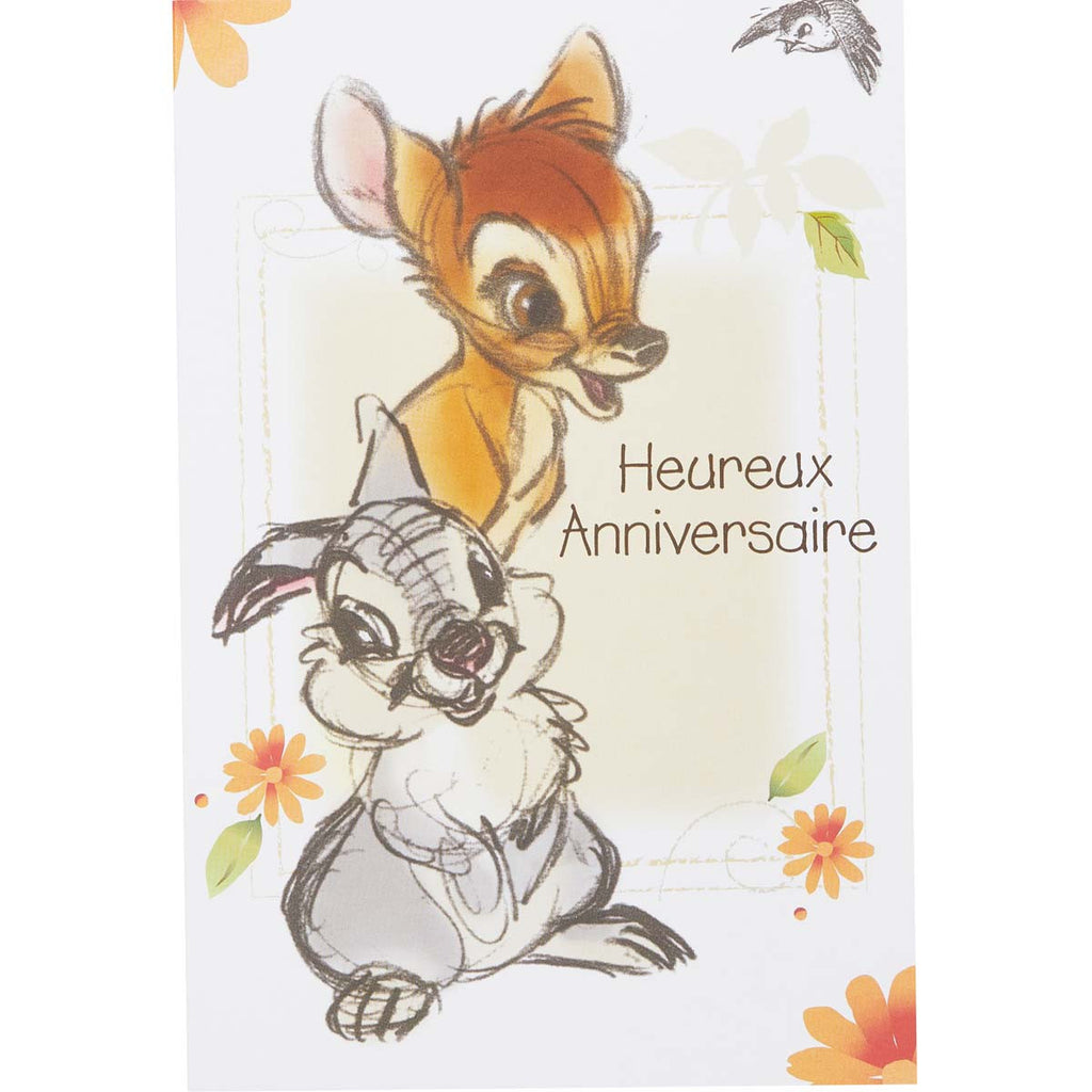 Carte Anniversaire Disney Bambi