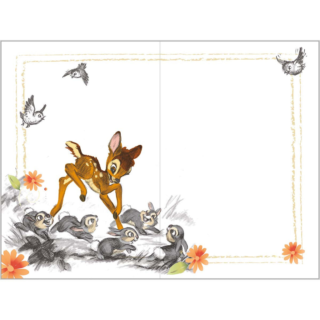 Carte Anniversaire Disney Bambi