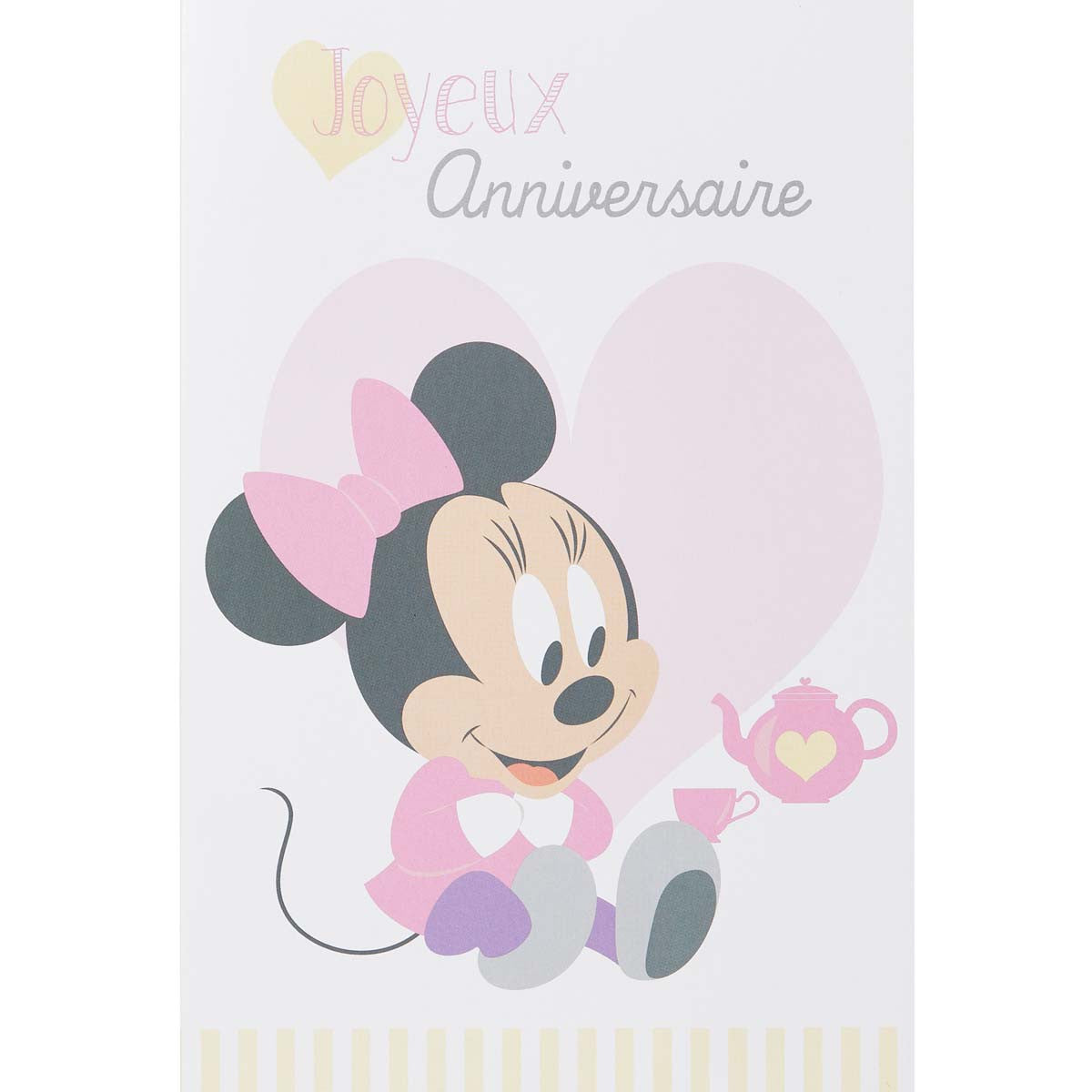 Carte Anniversaire Disney Minnie Bebe