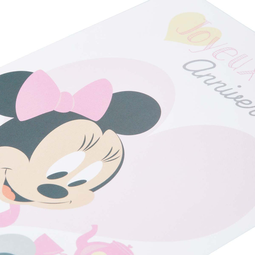 Carte Anniversaire Disney Minnie Bebe