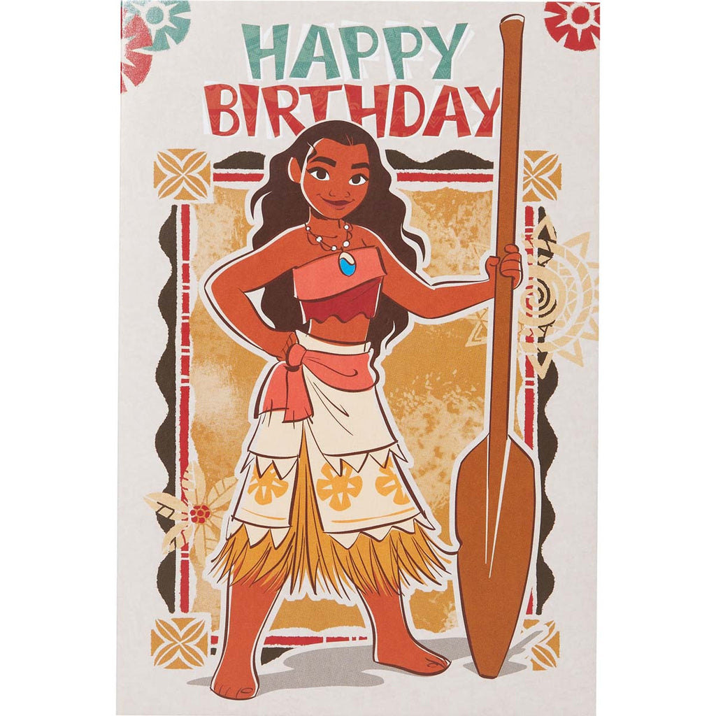 Carte Anniversaire Disney Vaiana