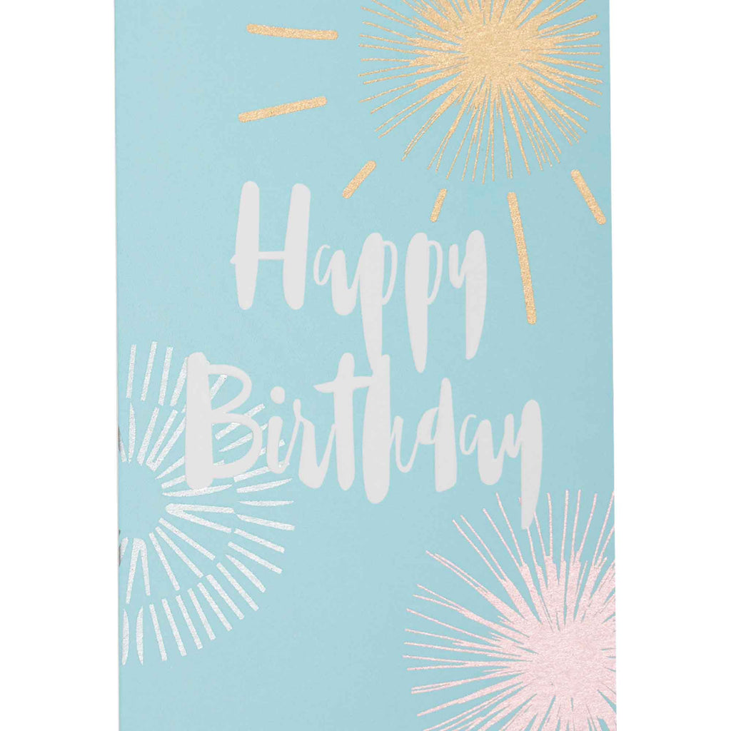 Carte Anniversaire Happy Birthday Feux D Artifice