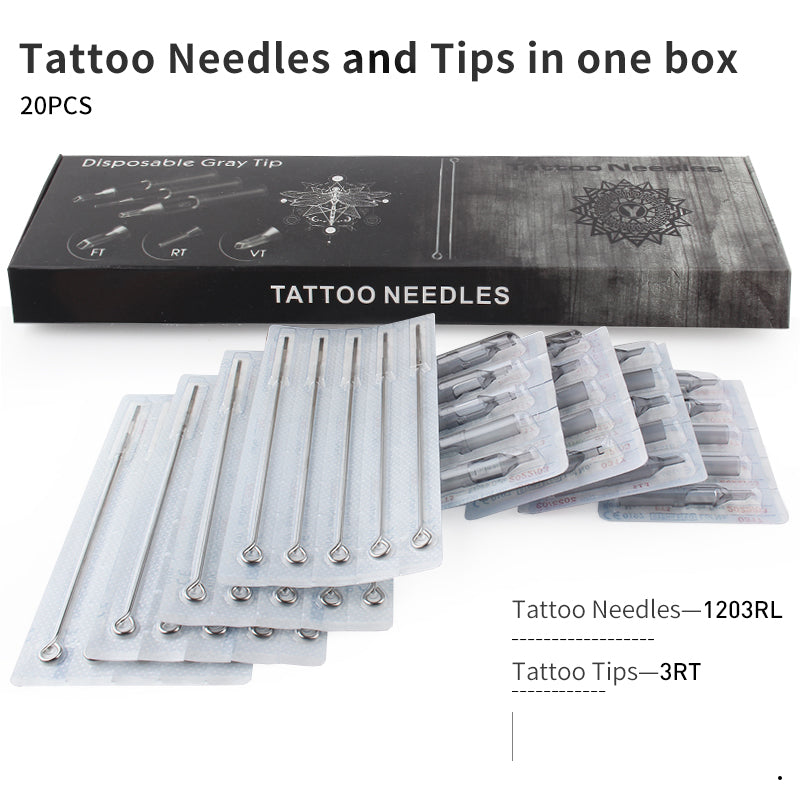 50pcs Tattoo Needles 1203rl 035mm Disposable Sterile Standard Round Liner  Assorted Sterilized Tattoo Needles Tattoo Supplies  Tattoo Needles   AliExpress