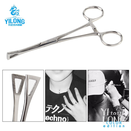 Stainless Steel Dermal Anchor Holding Pliers Professional Piercing Too –  Yilong Tattoo Supply Co.,ltd