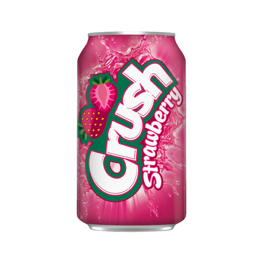 Crush Strawberry Soda - 355mL  Candy Funhouse – Candy Funhouse US