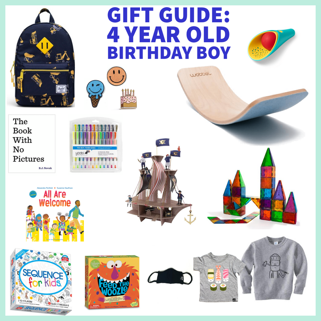 what to get a four year old for his birthday