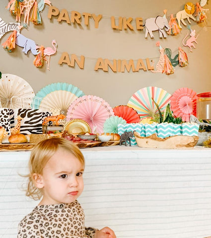 animal safari themed birthday party ideas