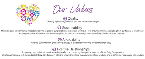 Baby Bare's Values