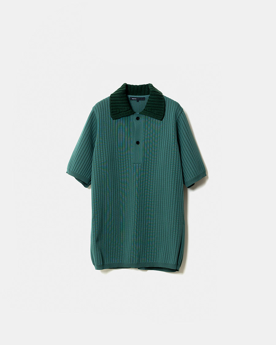 Pe/Ry wide rib over size polo size1-