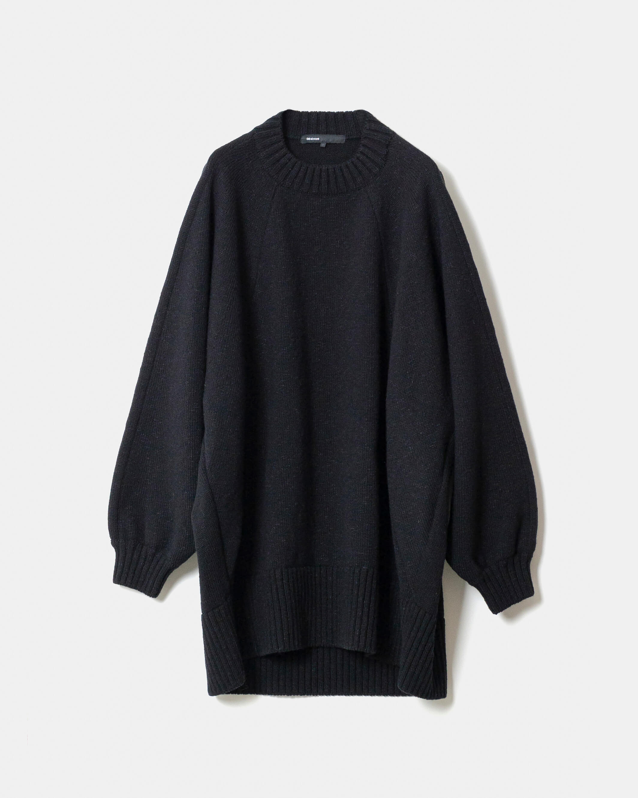 Wool Cotton melange dolman sweater