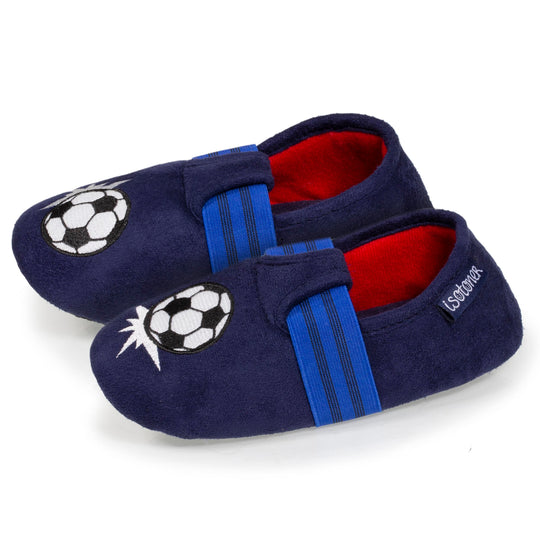 Dinnesis Chaussons taille 37 pour enfant en bas âge bébé garçon solide  chaud tricoté semelle souple en caoutchouc chausson 34 garçons : 