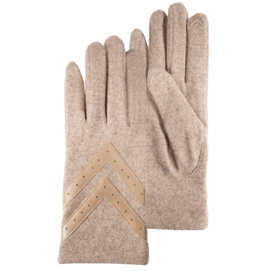 Gants femme en cuir doublés en soie Isotoner 68285