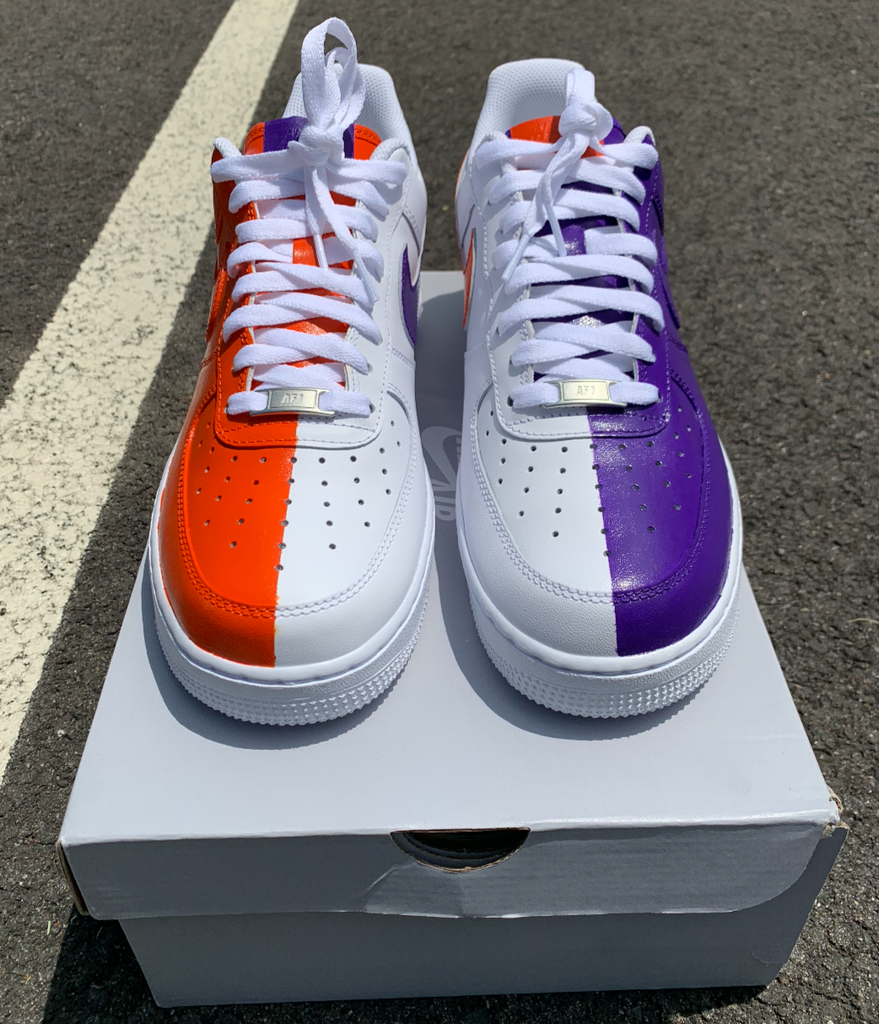 orange and purple forces