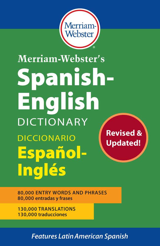 Merriam-Webster'S Word-For-Word Spanish-English Dictionary –  Merriam-Webster Shop