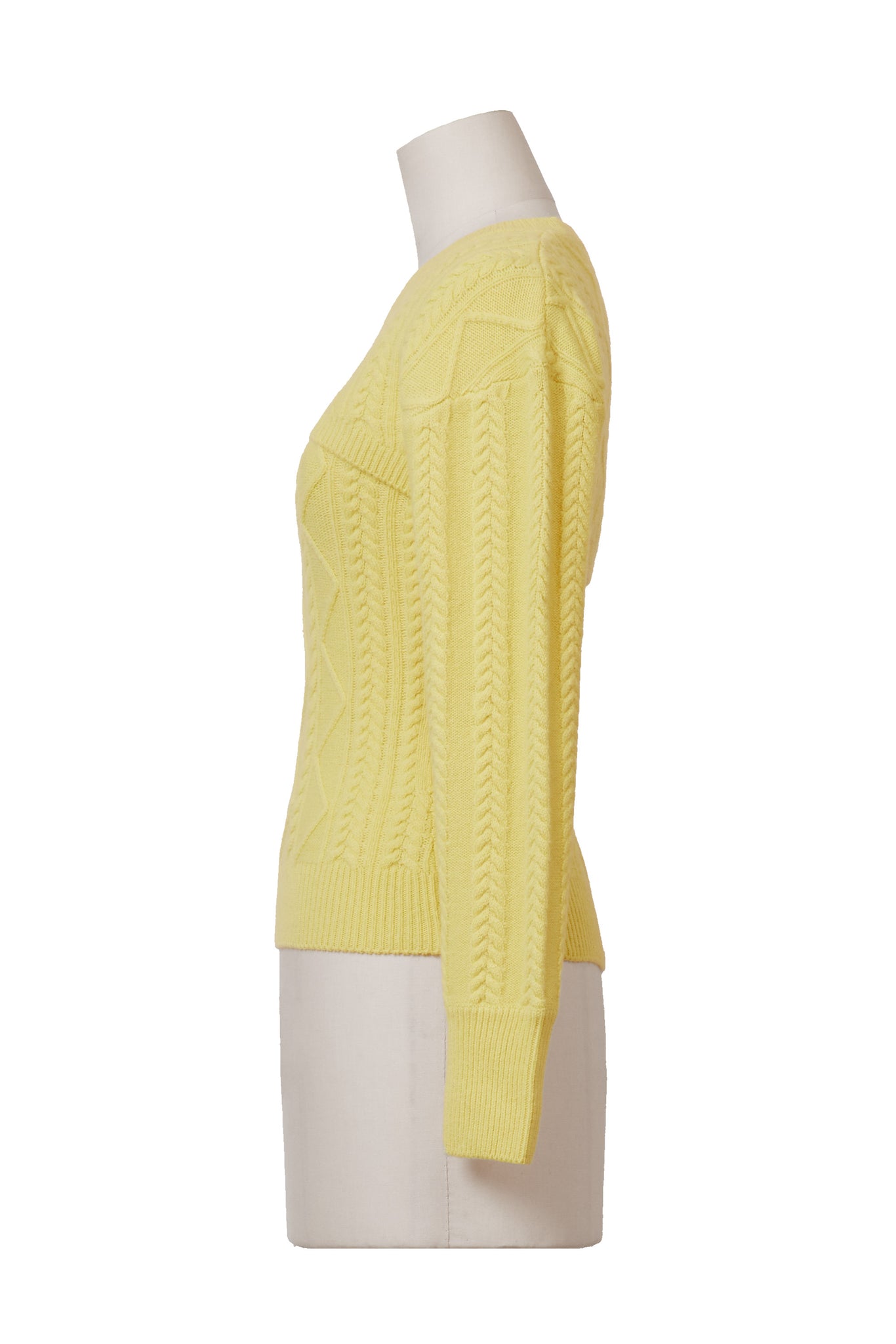 MYLAN Cashmere Cable Knit Layered top-