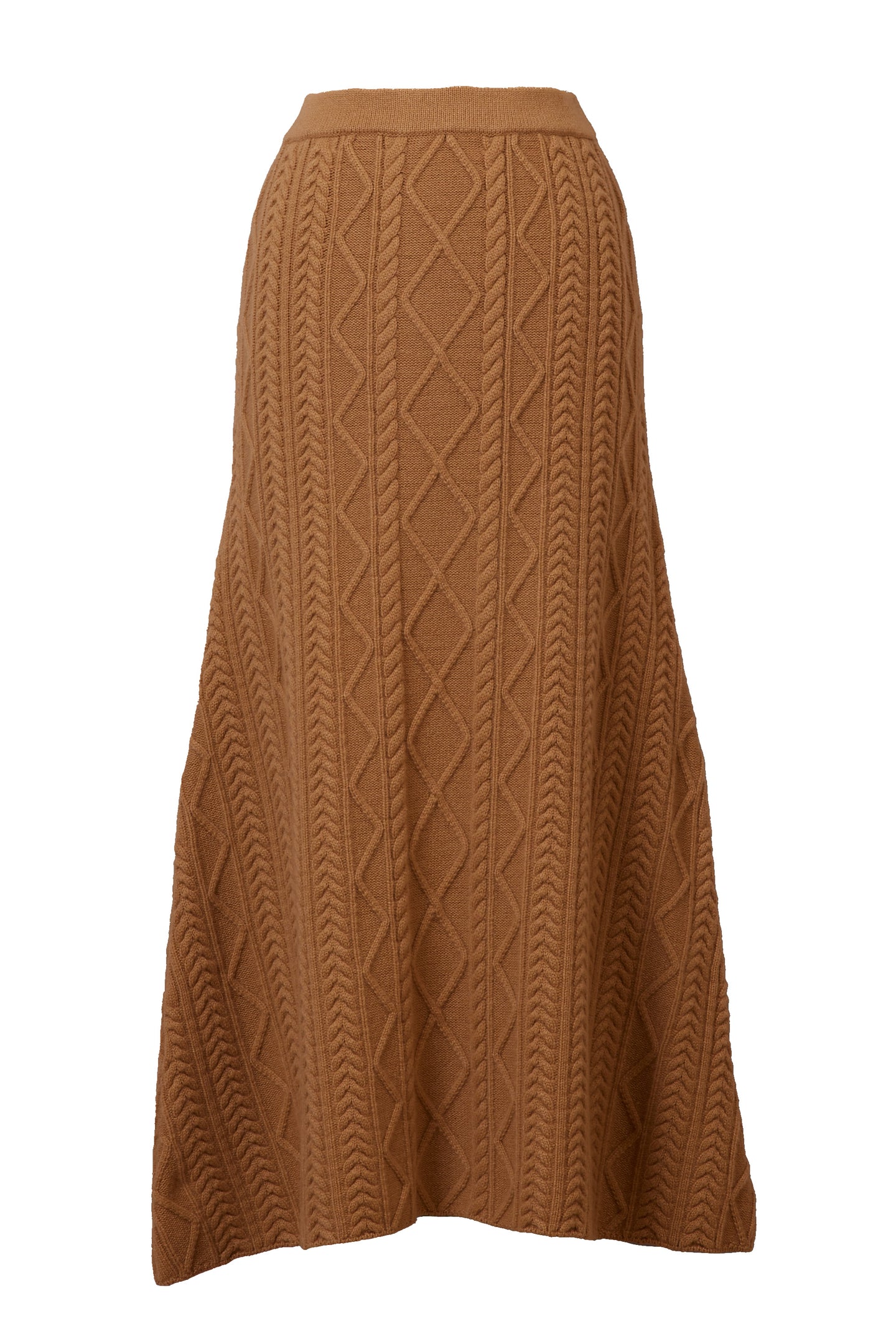 MYLAN マイラン Cashmere Flare Knit Skirt-