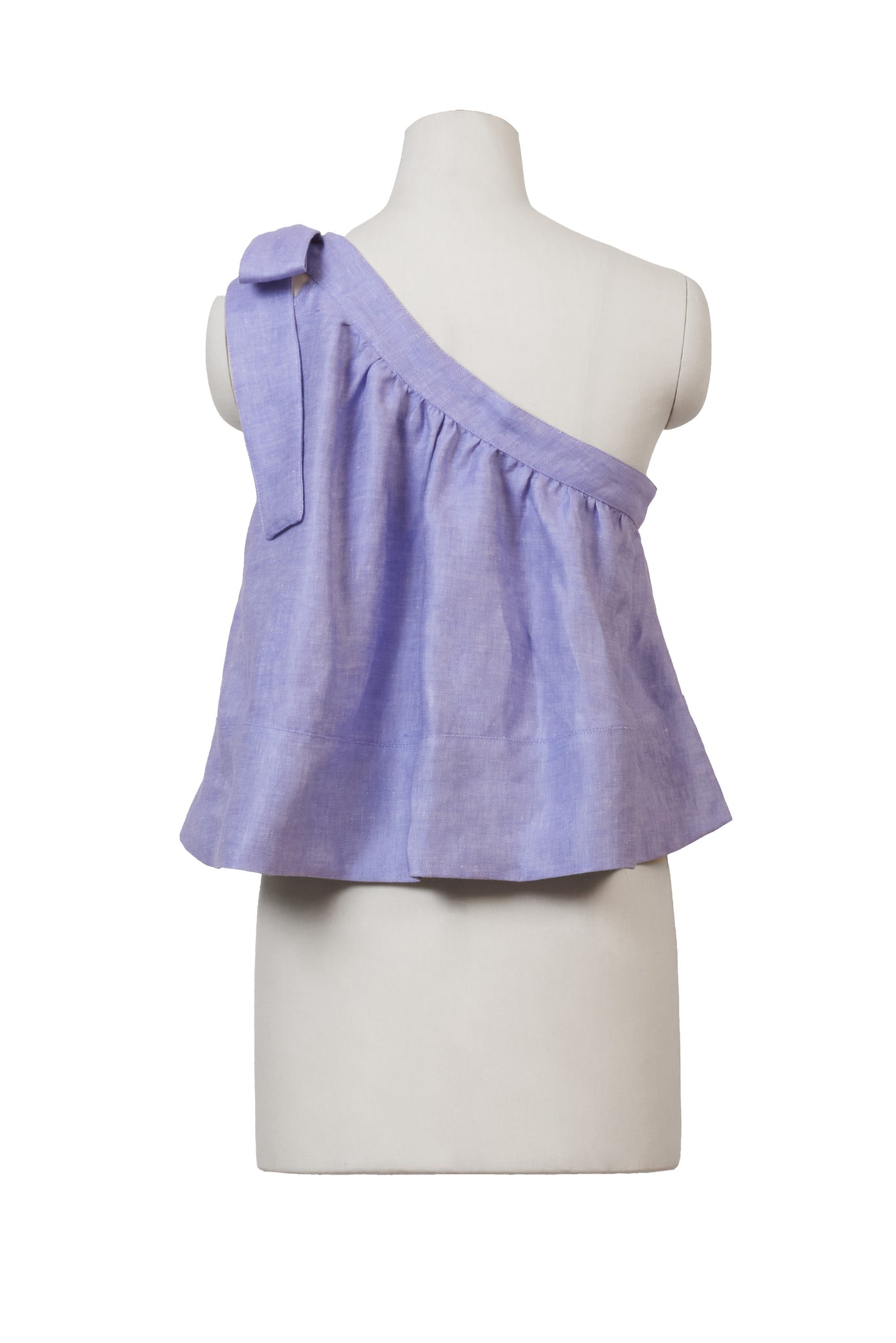 MYLAN マイラン One Shoulder Ribbon Tops-