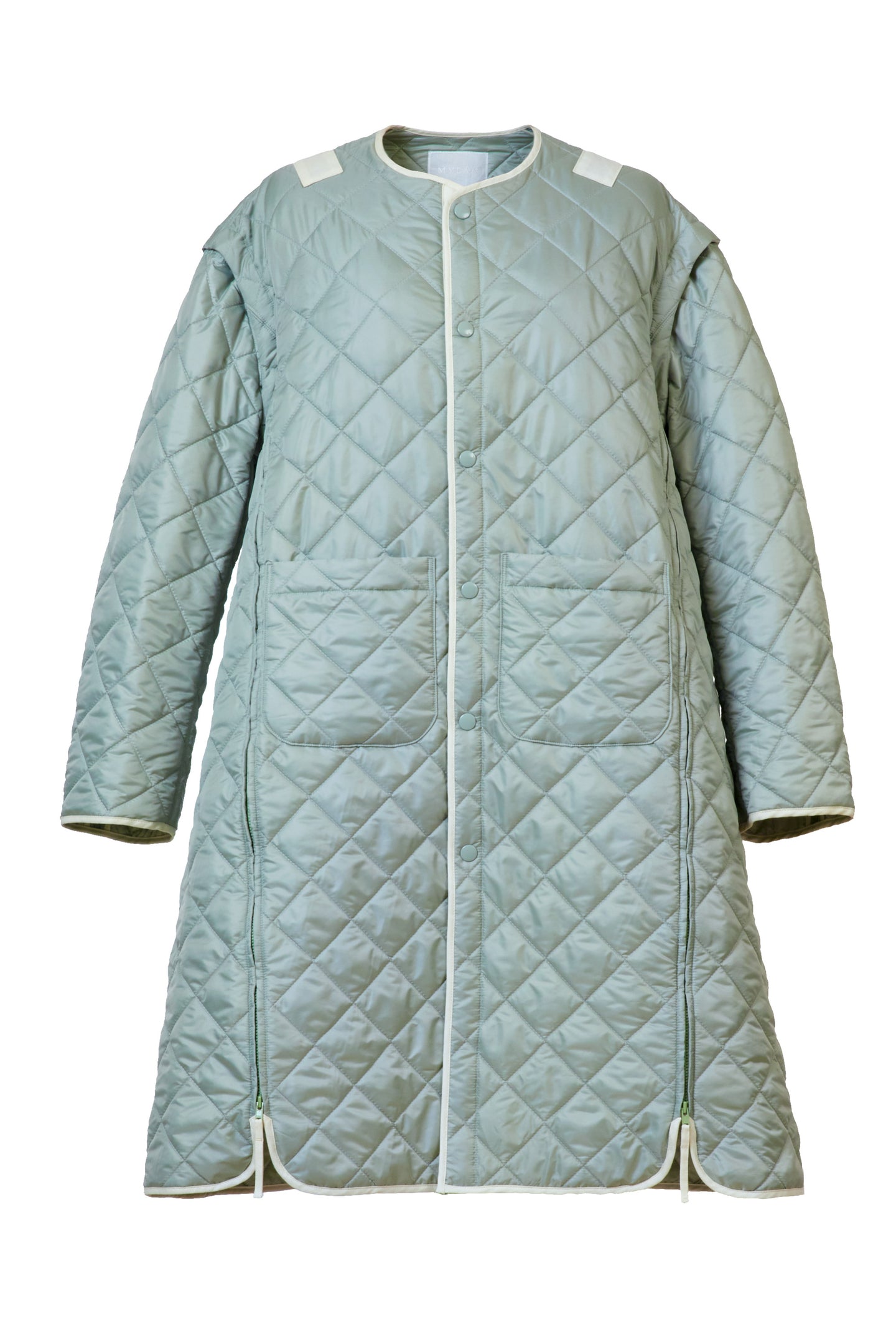 可愛すぎるフェミニンデザイン♪ MYLAN マイラン 2 Way Quilted Coat