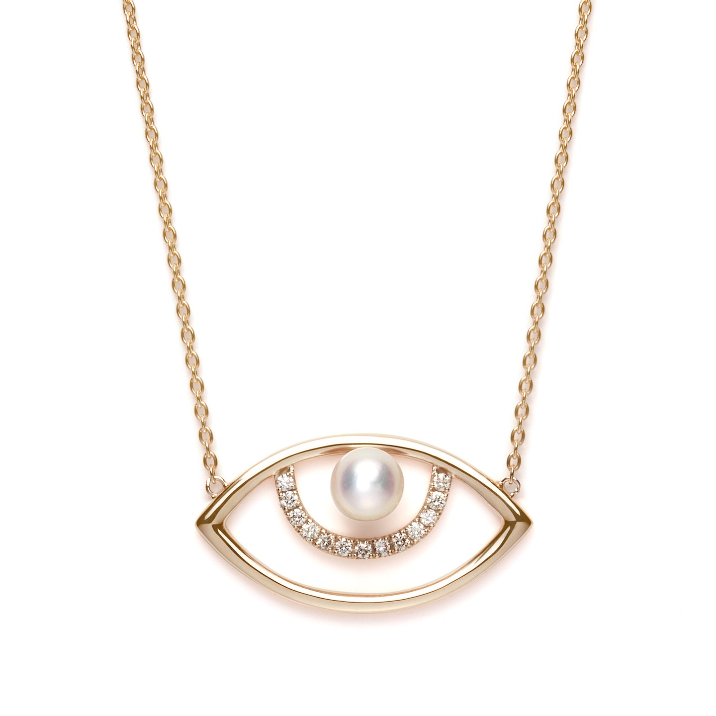 Surya.Eye.Necklace | Pearl – MYLAN ONLINE SHOP