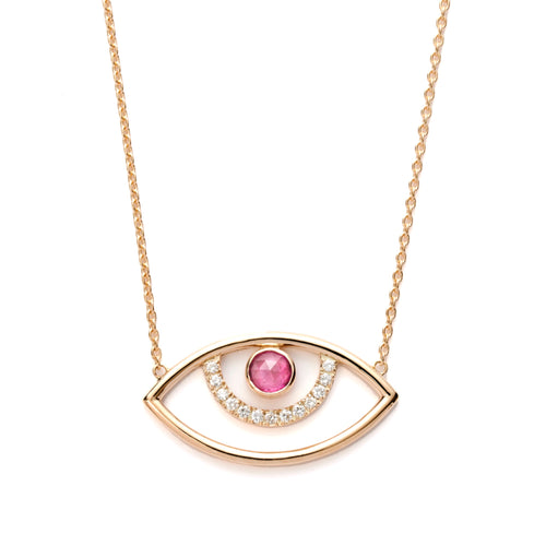 Surya.Eye.Necklace | Amethyst – MYLAN ONLINE SHOP