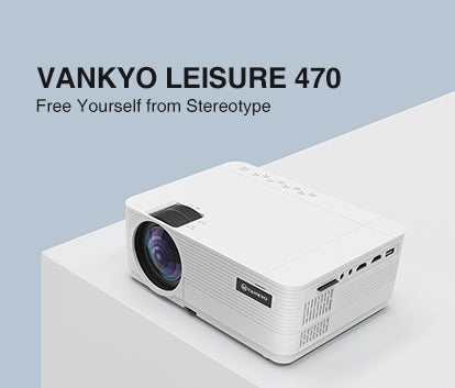 VANKYO Leisure 470 Mini Phone Projector for Home and Sewing, Native 72