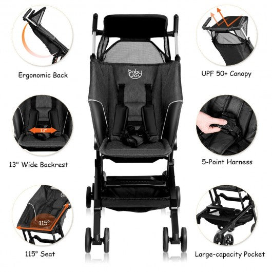 Overeenkomstig met oortelefoon zanger Buggy Portable Pocket Compact Lightweight Stroller Easy Handling Foldi –  bingey