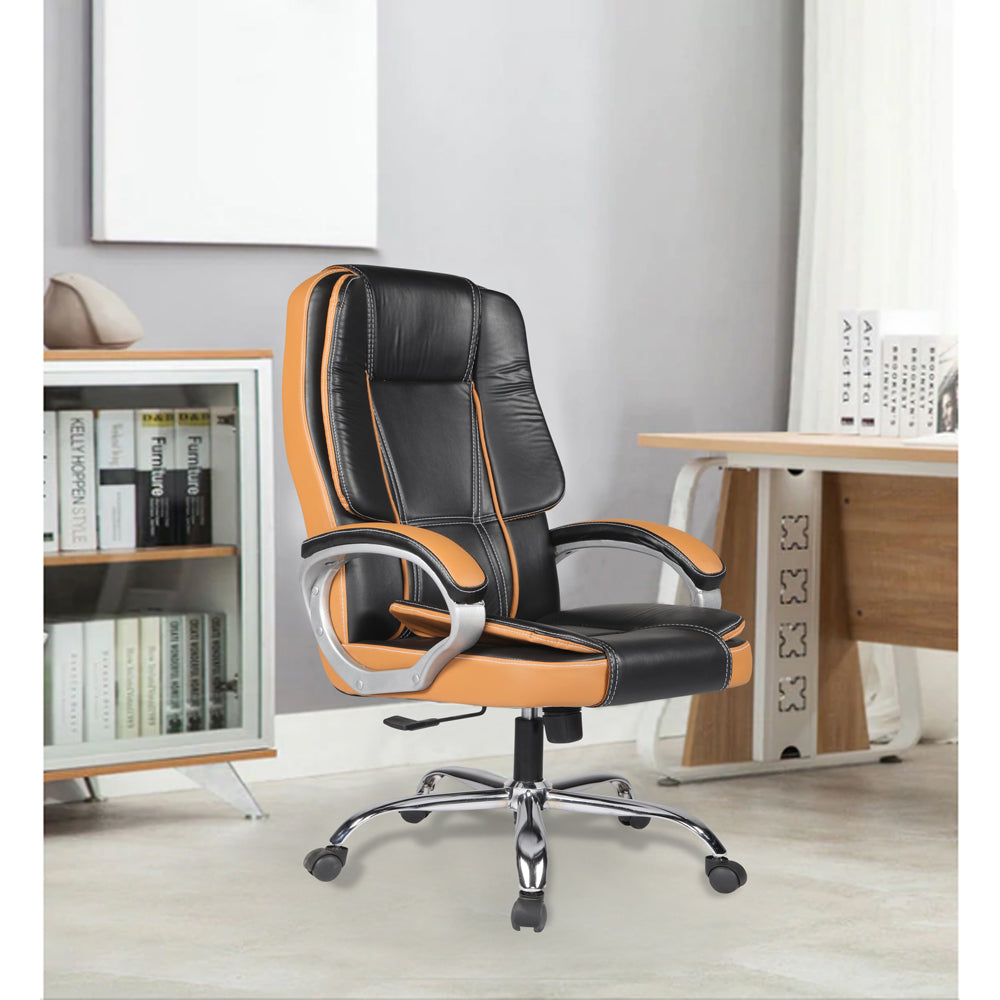 Adorn India Elegante,High-Back Leatherette Executive Office Ergonomic