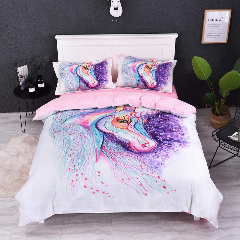 girls unicorn bedding