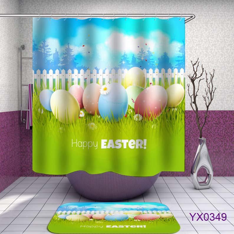 easter shower curtains