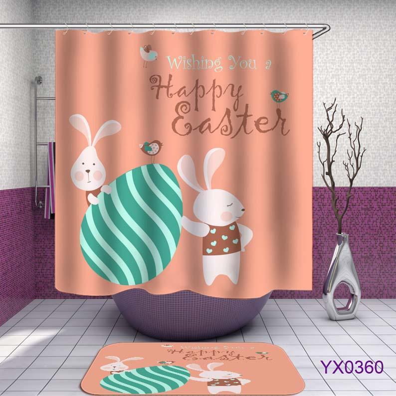 easter shower curtains