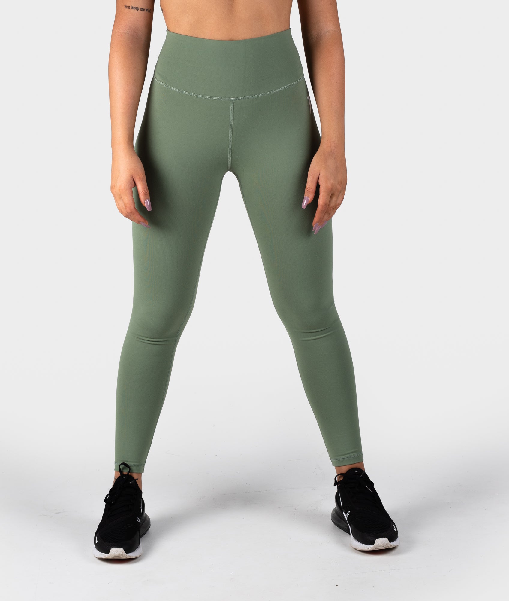 – Green Leggings Scrunch Saber Olive Apparel