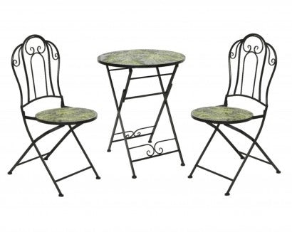 mosaic 2 seater bistro set