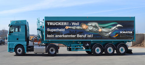 Werbung auf LKW