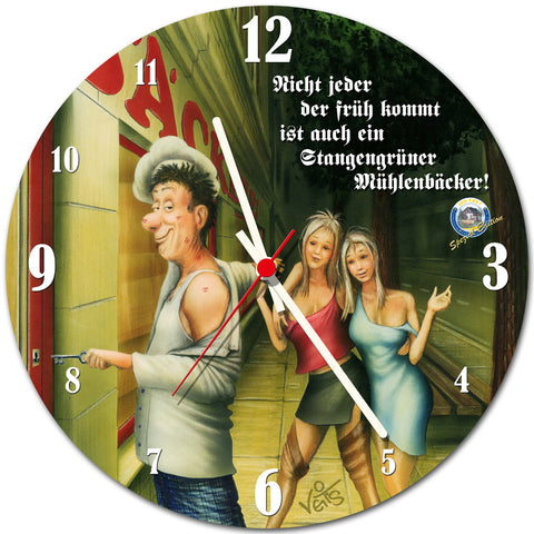 Wanduhr Stangengrüner AG