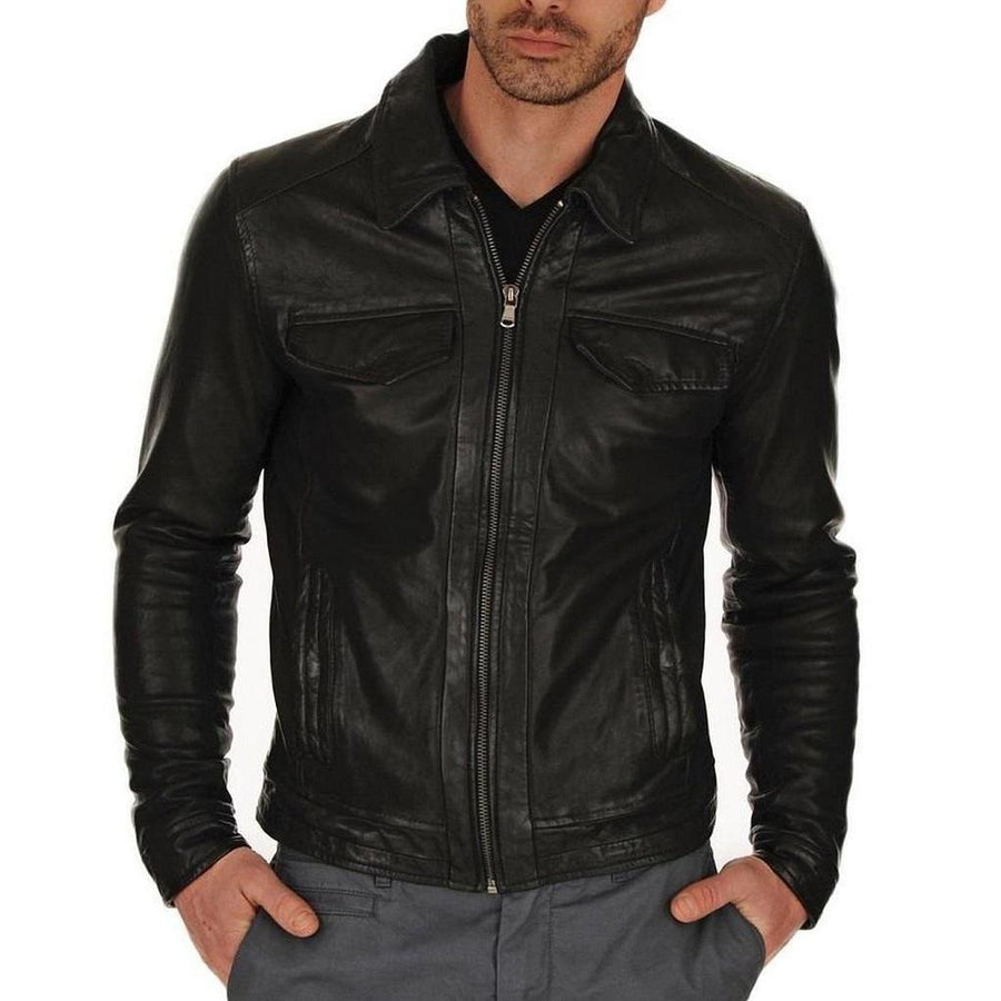 Buy Now Black Leather Jacket for Men's 2020 - Musheditions