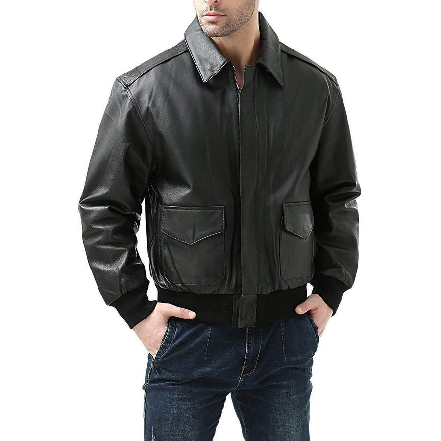 Buy Now Black Leather Jacket for Men's 2020 - Musheditions