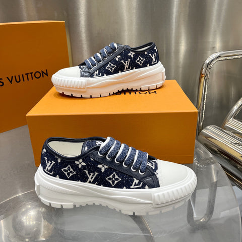 Louis Vuitton lv squad sneaker boot • Message or email me for