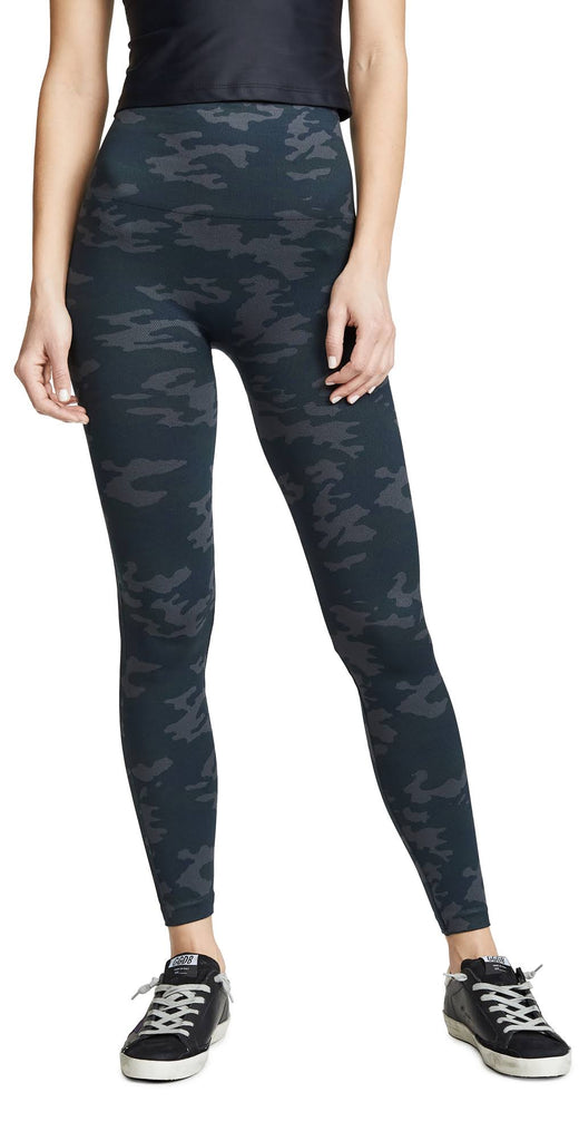 Spanx Look At Me Now Seamless Leggings- Green Camo – Styleartist