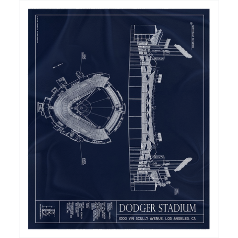 Ballparks of the National League Fleece Sherpa Blanket - updated 2020